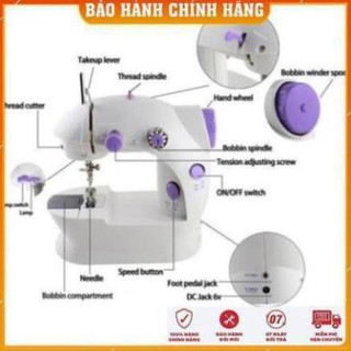 Máy Khâu Mini Gia Đình 2 Tốc Độ Có Đèn Led Cắt Chỉ