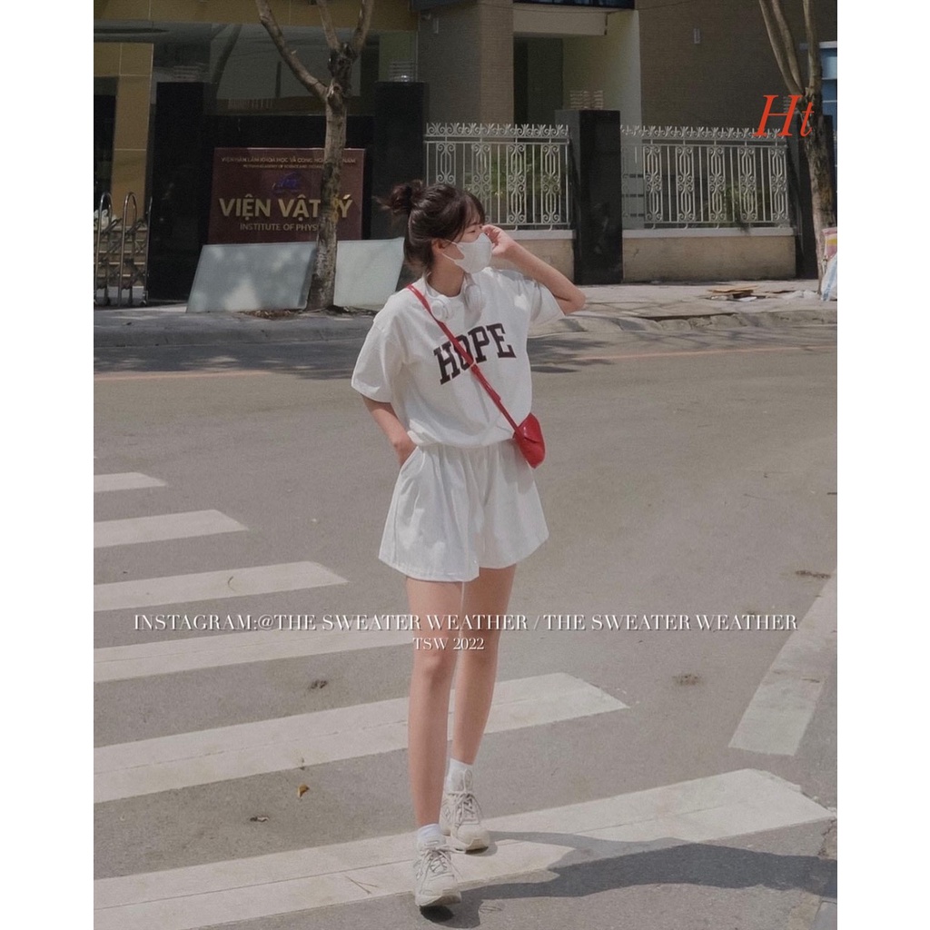 Sét Bộ đùi Chữ HOPE chất liệu cotton