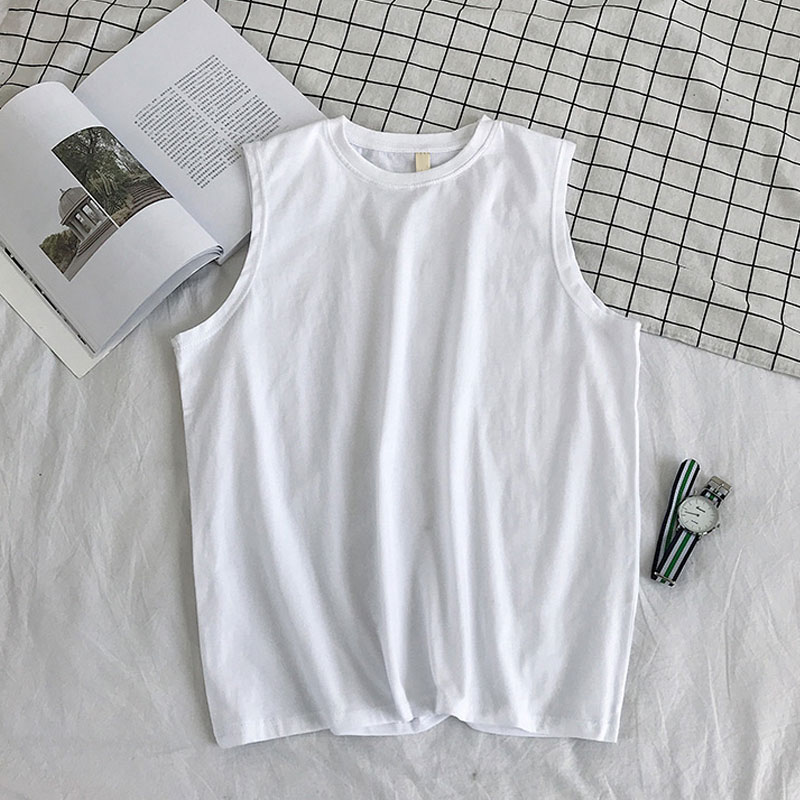 Áo ba lỗ nam Hàn Quốc simple bigsize unisex base top màu sắc đơn giản áo tanktop unisex áo ba lỗ bigsize áo Áo Ba Lỗ Nam