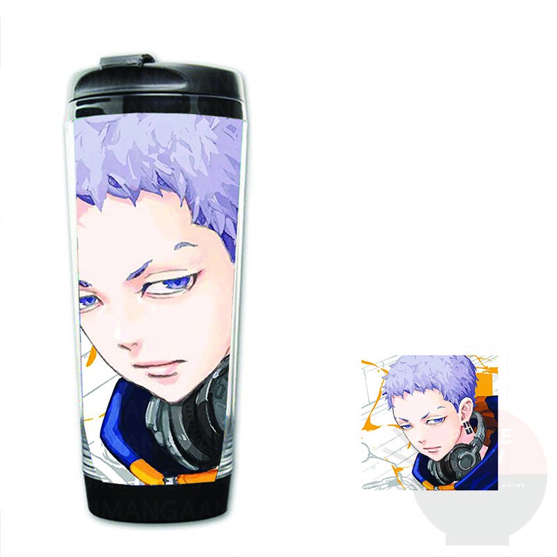 Bình nhựa đựng nước in hình nhân vật TOKYO REVENGERS KỊCH TRƯỜNG CỦA TAKEMICHI anime chibi
