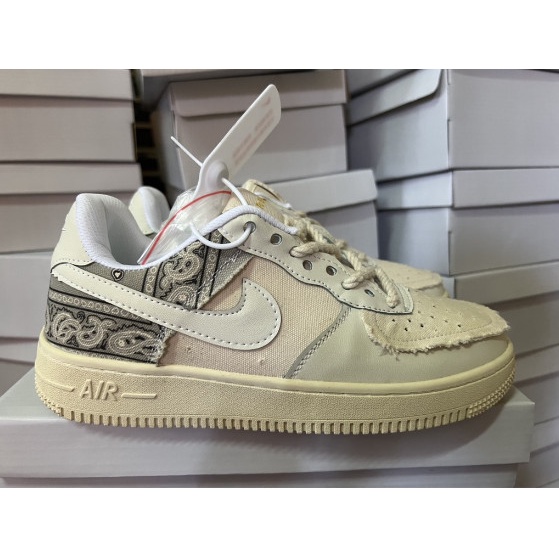Giày thể thao Air Force 1 Dây Thừng, Giày thể thao AF1 thổ cẩm phối đồ nam nữ siêu hot trend full box bill