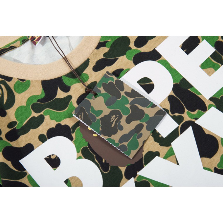 New Bape X XXV A Bathing Ape Classic Camouflage t shirt Men Women Short sleeve t-shirt