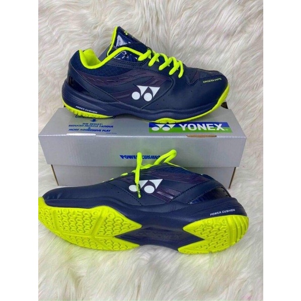 Giày thể thao cầu lông YONEX màu xanh sẫm dành cho nam, nữ , đế đàn hồi, chơi được sân bê tông, chống lật cổ chân 😍❤️❤️