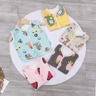 Áo gile nỉ bông cho bé