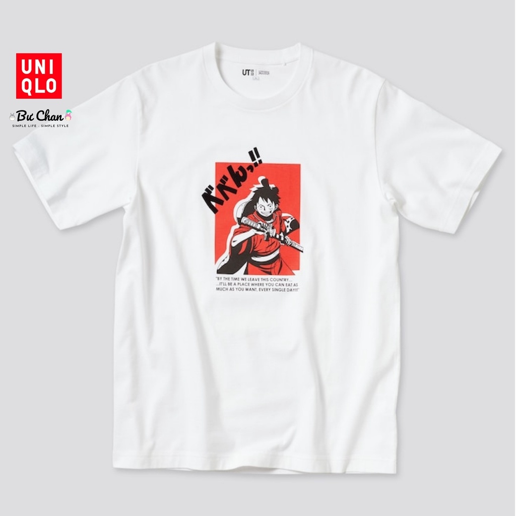 Áo phông UT Nam/Nữ Monkey D.Luffy ❤️ (UNIQLO Nhật Chính Hãng)