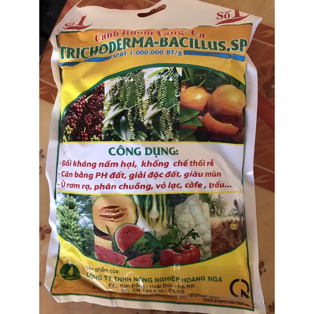 Chế phẩm sinh học Trichoderma 1kg - chuyên ủ phân chuồng, phân hữu cơ, hạn chế nấm đất