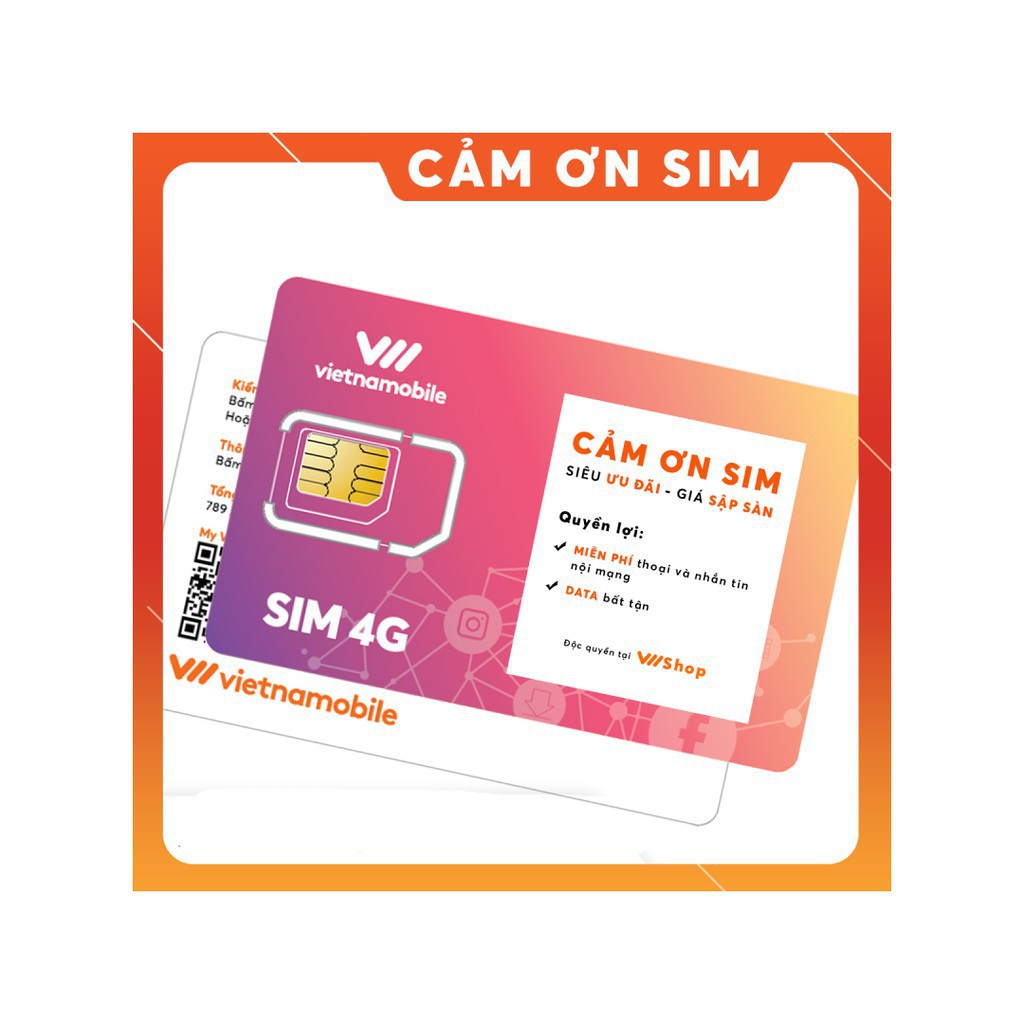 [BÁN CHẠY]   SIM VIETNAMMOBILE NGHE GỌI, TẠO TÀI KHOẢN