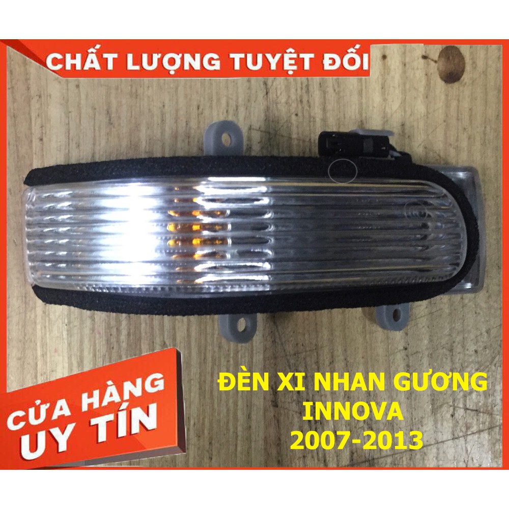 Đèn xi nhan gương chiếu hậu Innova, kính chiếu hậu Innova 2007-2013