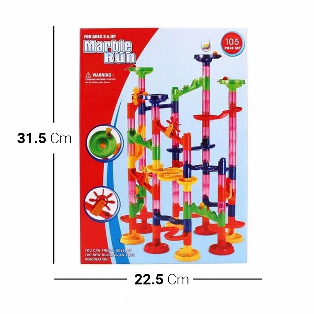 Bộ đồ chơi lắp ráp Marble Run cho bé - 105 chi tiết