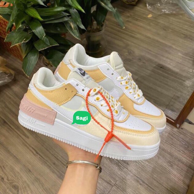 Giày hoa cúc, giày thể thao af1 shadow air force 1 hoa cúc vàng full box