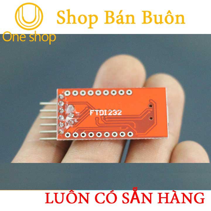 Module USB TO COM FT232 RL 3V3 - 5V - Loại Đỏ