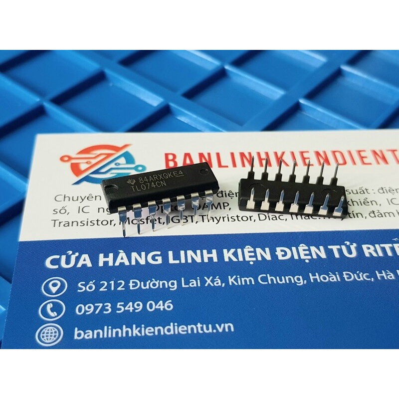 [Combo 5 chiếc] TL074CN TL074 IC Số DIP-14 (hàng nhập khẩu)