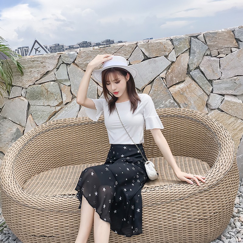 [HOT] Chân Váy Voan Ulzzang Dáng Dài Vạt Chéo - Kèm ảnh thật | BigBuy360 - bigbuy360.vn