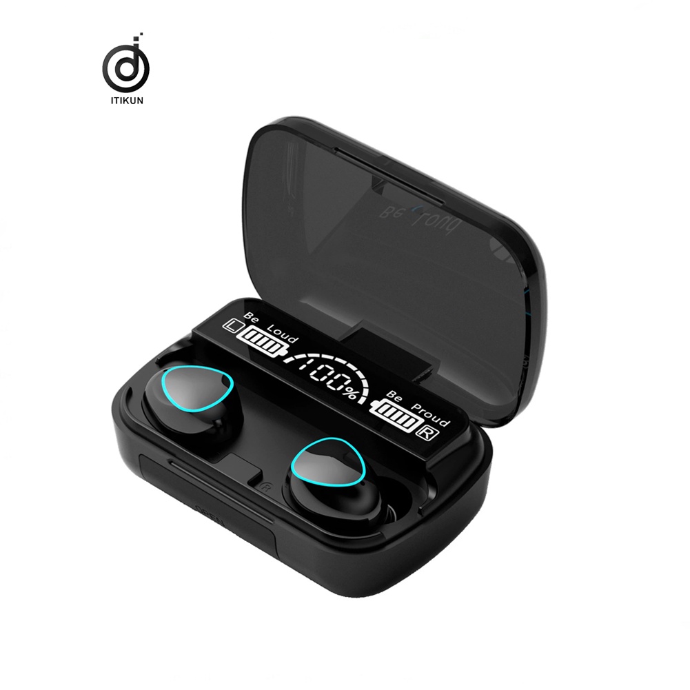 M10 Tai Nghe Bluetooth Không Dây Tai Nghe Chống Nước Nhét Tai Thể Thao Tai Nghe Nhạc TWS Có Microphone