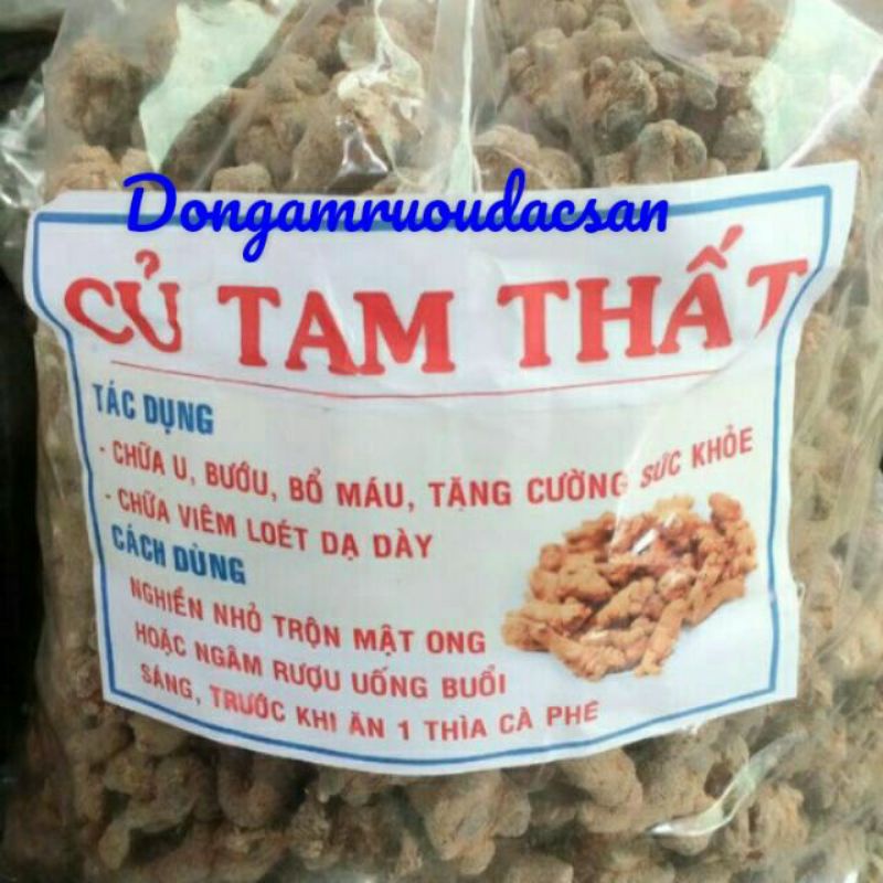 500G CỦ TAM THẤT BẮC KHÔ hàng chuẩn bao test