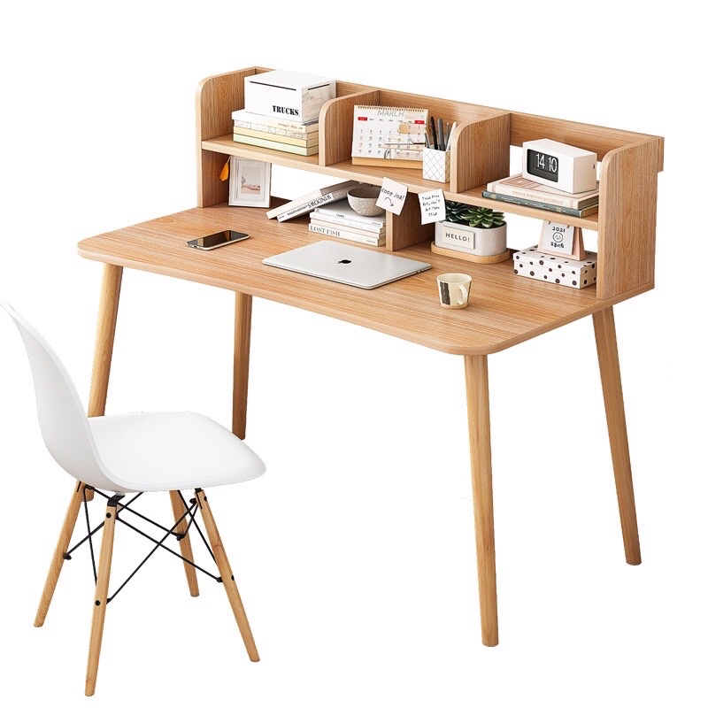 bàn học sinh có giá kệ sách , bàn làm việc thiết kế đơn giản GP197