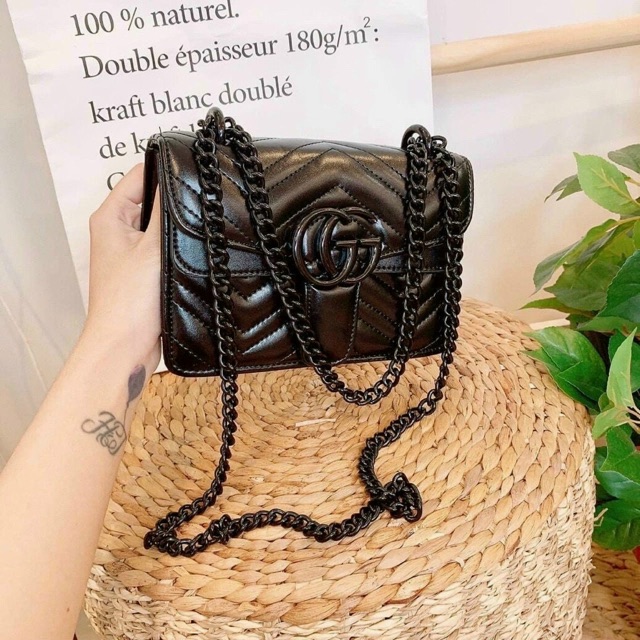 Túi Đeo Chéo Gu Chì Trần Chỉ Size 20