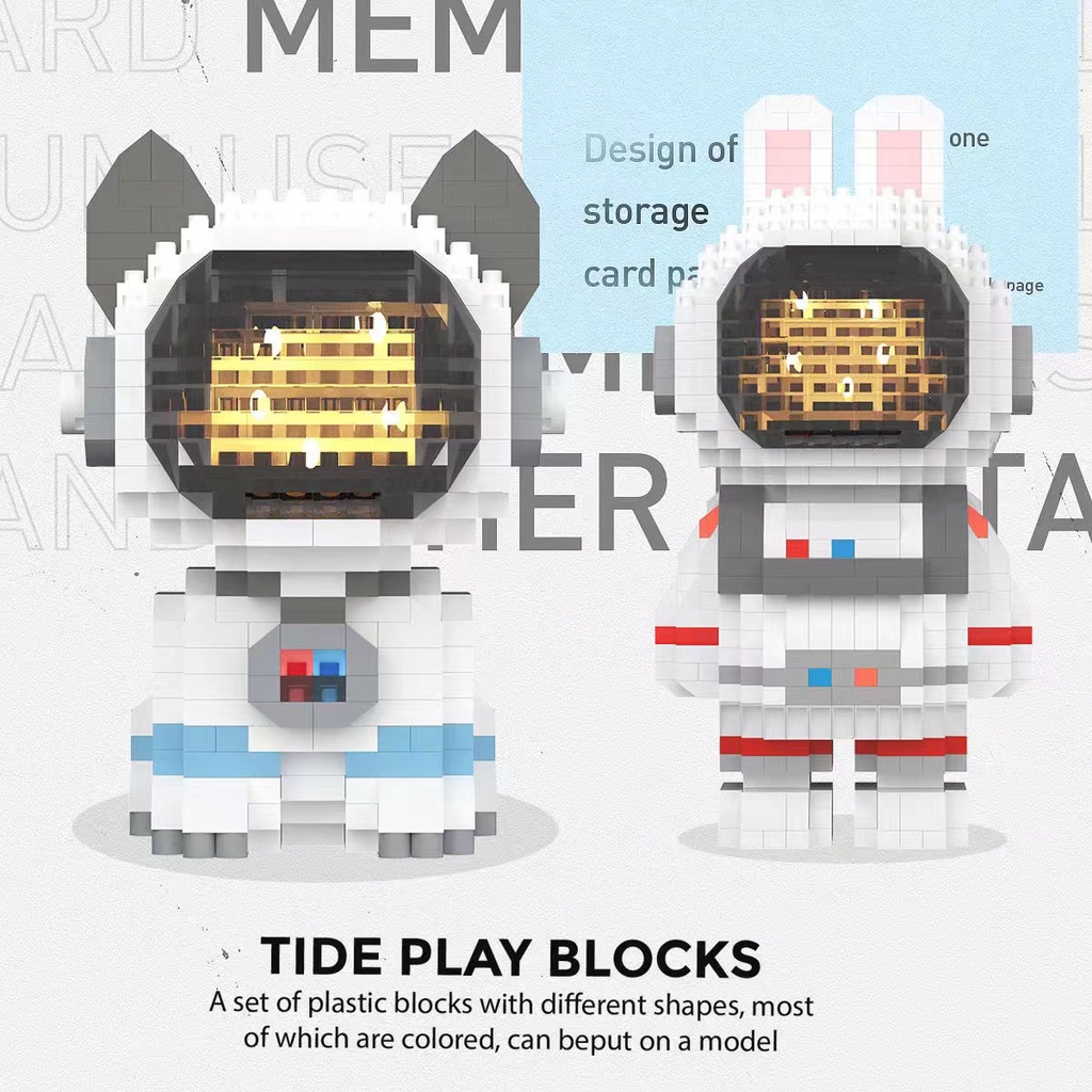 Bộ Đồ Chơi Lắp Ráp Phi Hành Gia Độc Đáo Thú Vị Dành Cho Bé