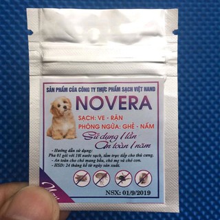 2 gói Novera diệt ve bọ chét