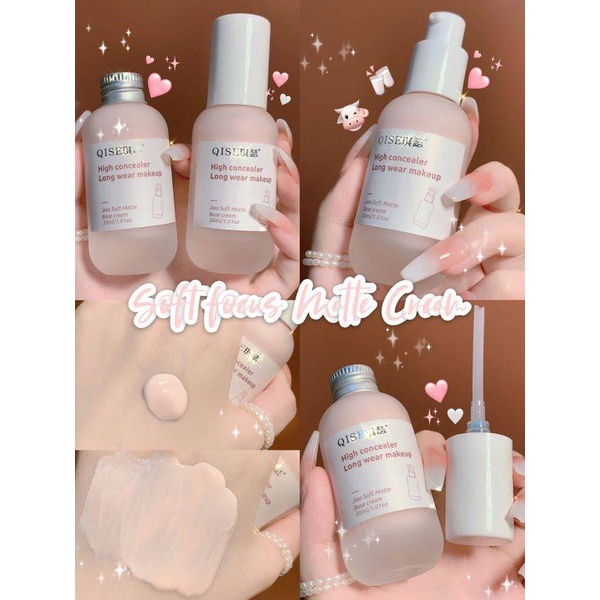 [Hàng mới về] Kem Lót Trang Điểm Tự Nhiên Lâu Trôi Qise 30g | BigBuy360 - bigbuy360.vn