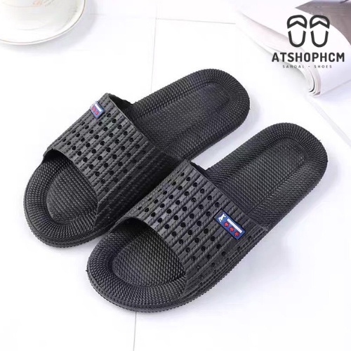 Dép Nhựa lỗ đi trong nhà cho nam nữ, đi trong nhà tắm, chất liệu mềm massage êm chân chống trượt