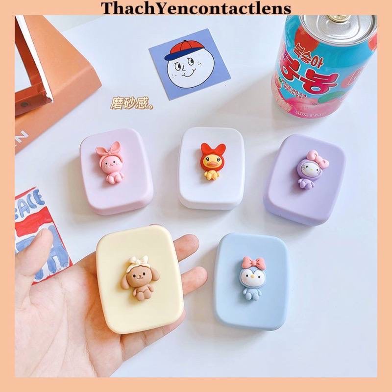 Khay Chữ Nhật Thú Nổi Cute Đựng Lens