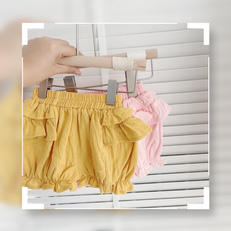 Bộ hai dây buộc nơ cho bé gái 8-23kg (6 tháng-6 tuổi)- chất thô hoa mềm