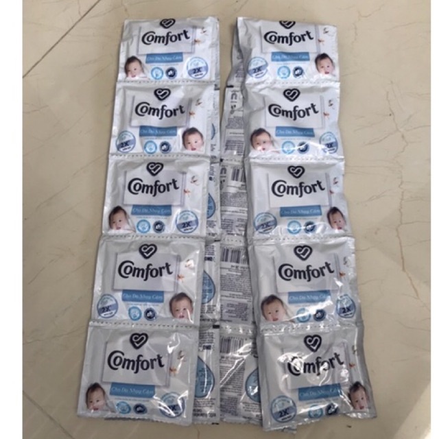 Nước xả quần áo Comfort 1 lần xả và loại xả dành cho quần áo em bé