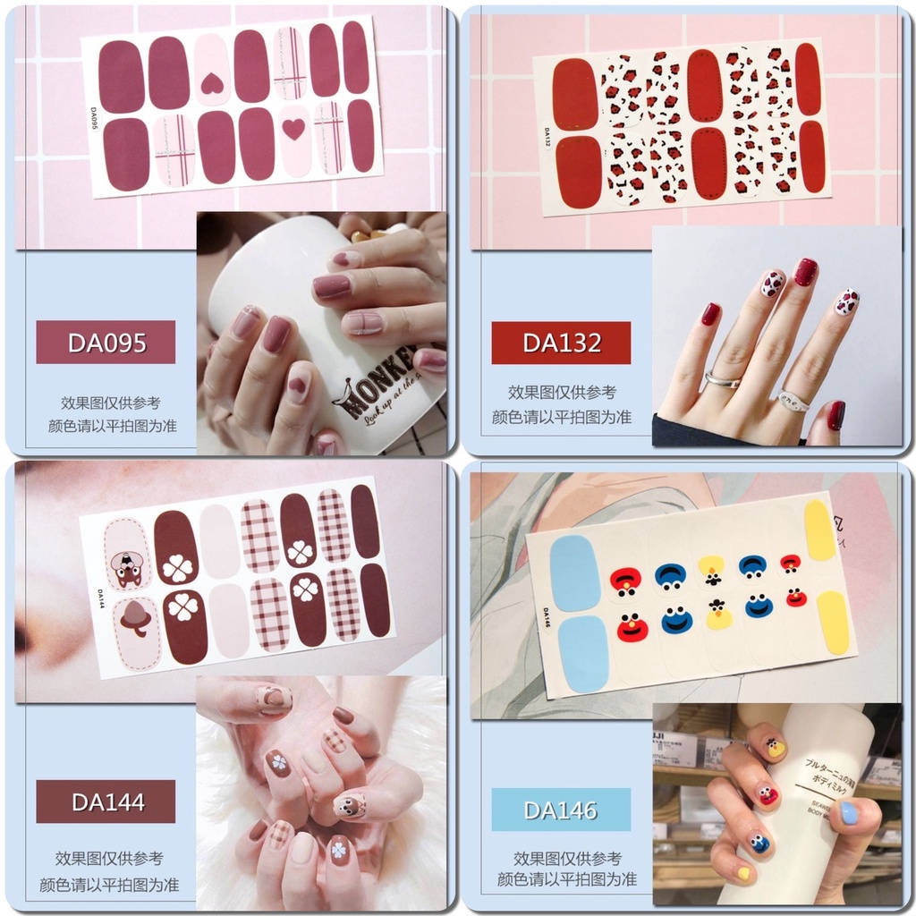 Nhãn dán móng tay trang trí nghệ thuật 3D