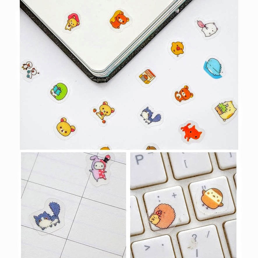 [ HOT ] Combo 9 sticker động vật ngộ nghĩnh