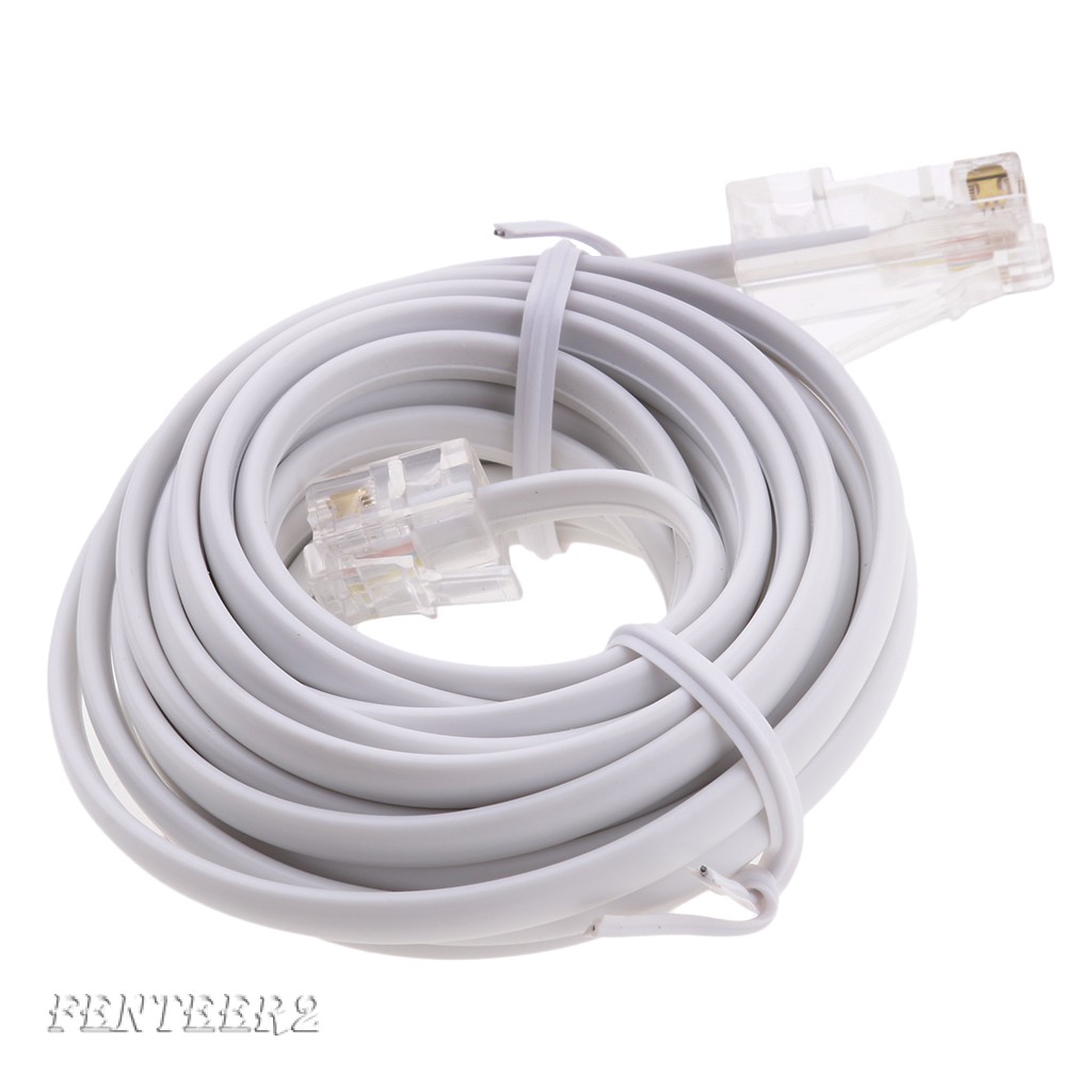 (Fenteer2 3c) Rj11 Sang Rj45 Modem Cable Connector Router To Adsl | BigBuy360 - bigbuy360.vn