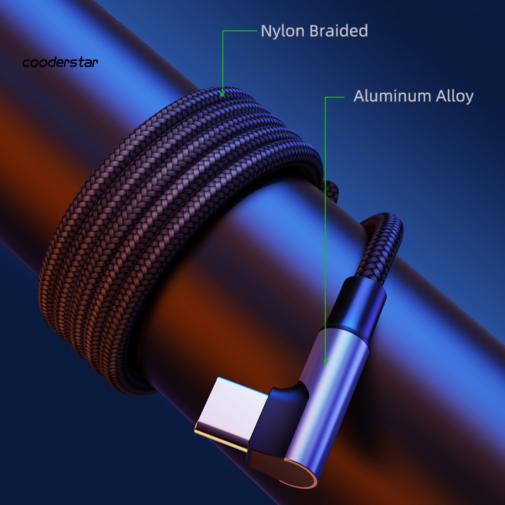 Cáp Sạc COOD TYPE-C Góc 90 Độ 60W