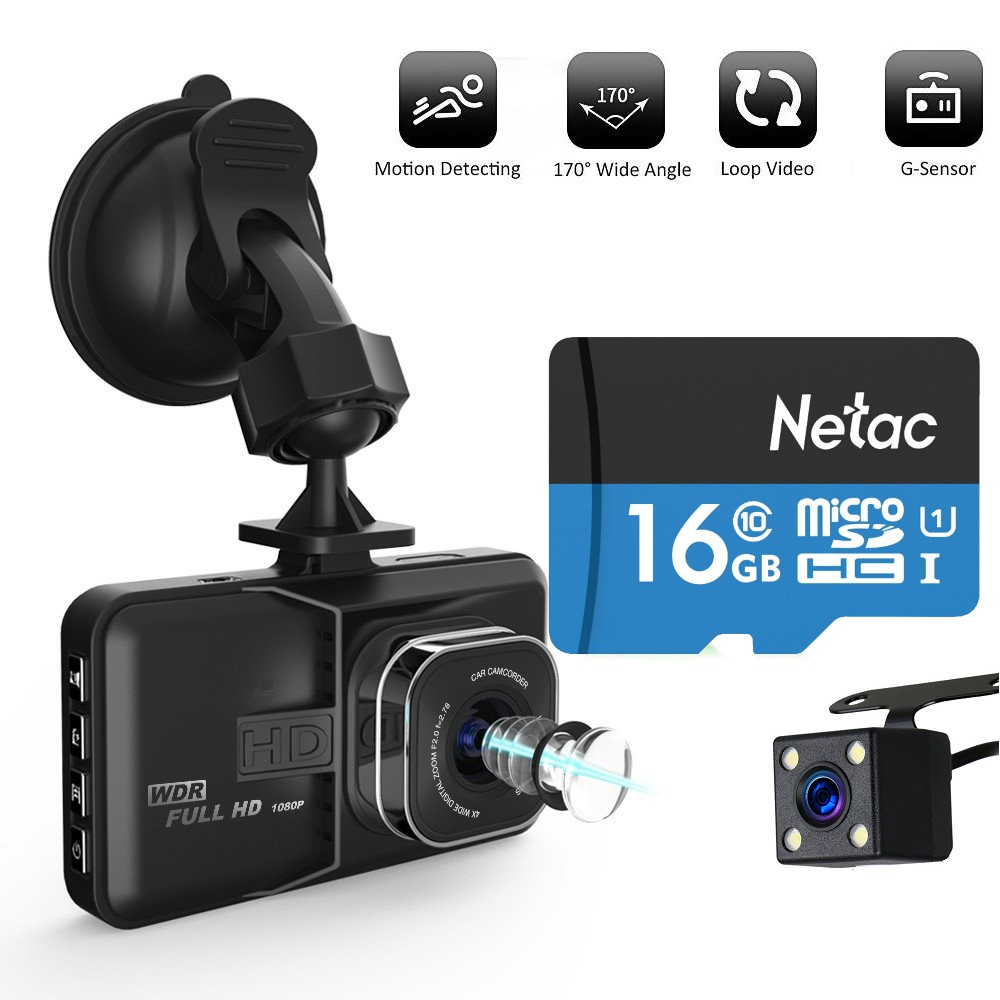 Camera Hành Trình Kiêm Camera Lùi 2580 Tặng Thẻ Nhớ 16GB