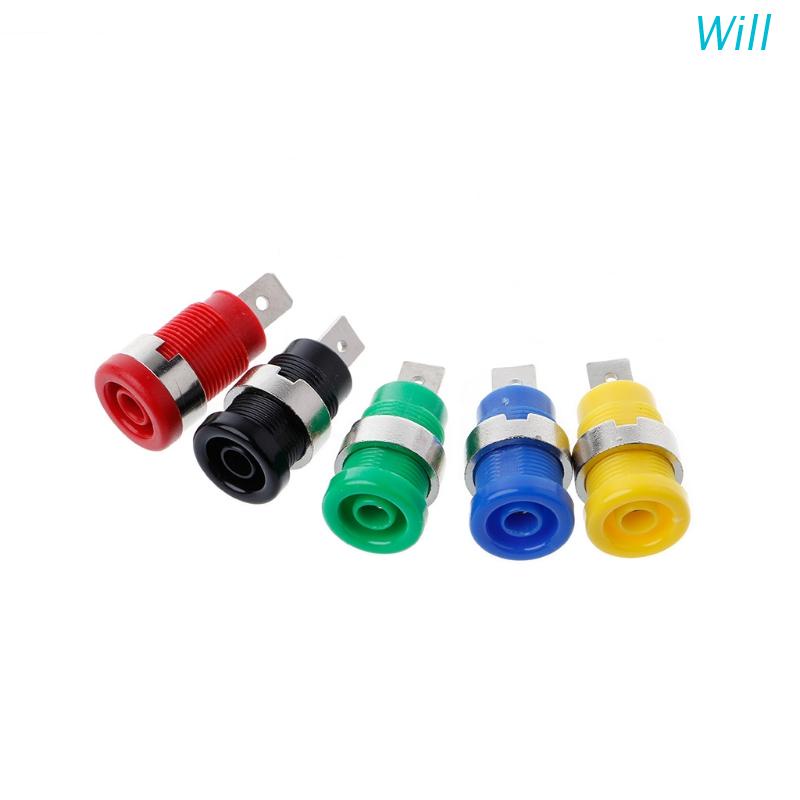 Set 5 Đầu Cắm Bắp Chuối 4mm 5 Màu
