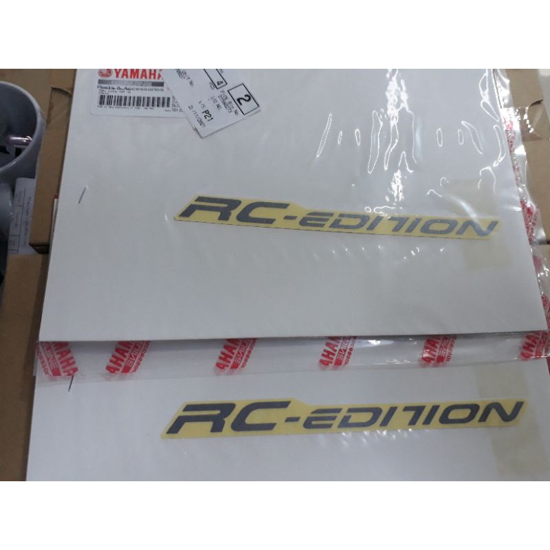 bộ 2 tem dán phuộc trước Exciter RC-edition Yamaha