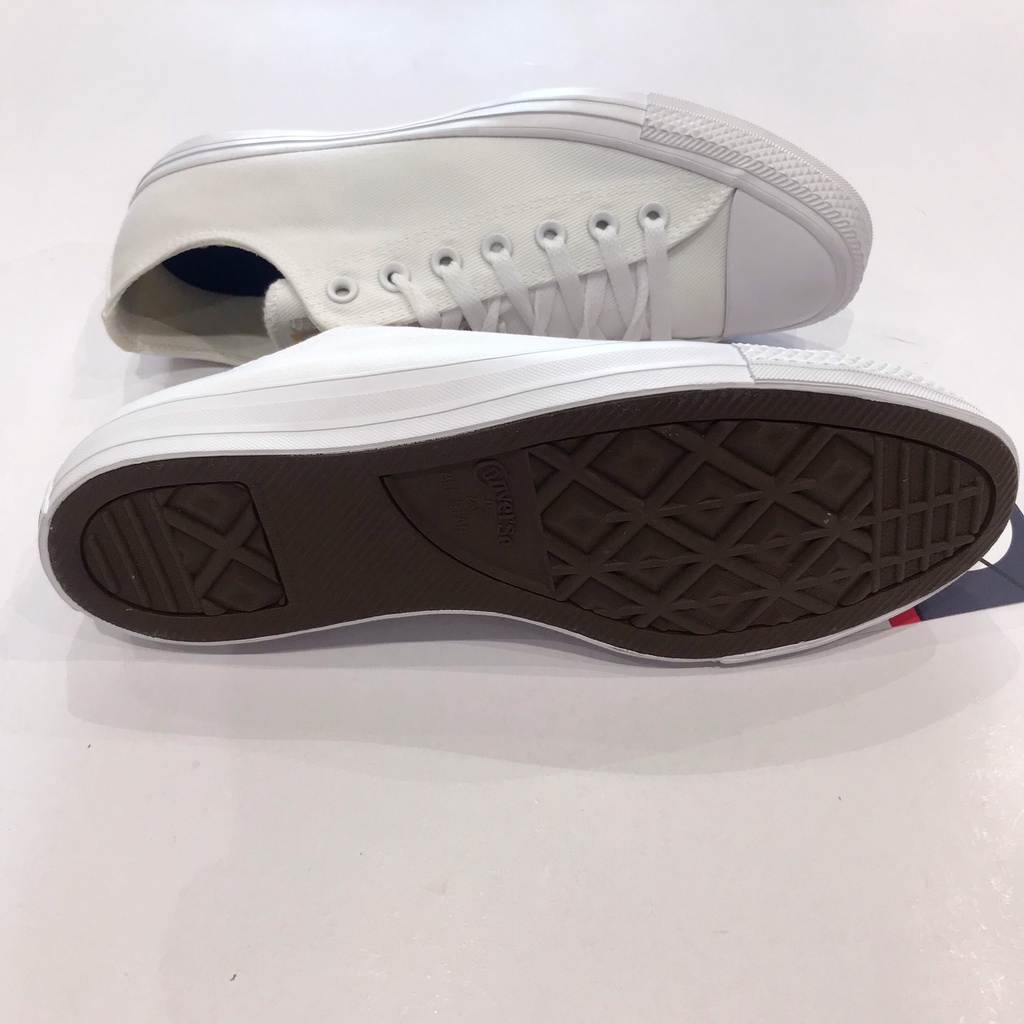 Giày Converse classic trắng full hoạ tiết màu cổ thấp