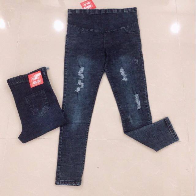 Quần jean bầu công sở hàng đẹp