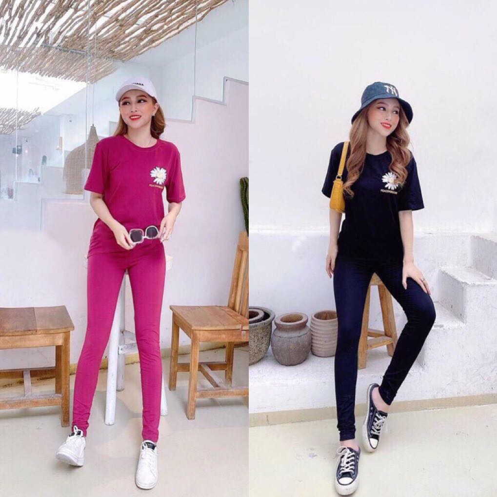 SÉT BỘ THỜI TRANG DÀI HOA CÚC SIÊU DỄ THƯƠNG