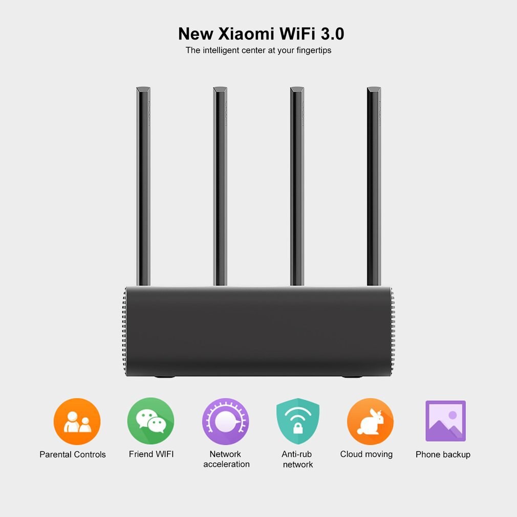 [CAM KẾT CHÍNH HÃNG] Bộ phát Router Xiaomi PRO 4 râu AC2600