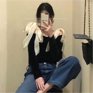 Áo sơ mi thắt nơ phong cách Hàn Quốc