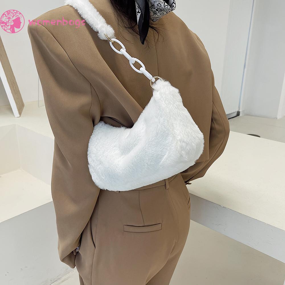 Túi xách đeo dưới cánh tay màu sắc vintage dành cho nữ