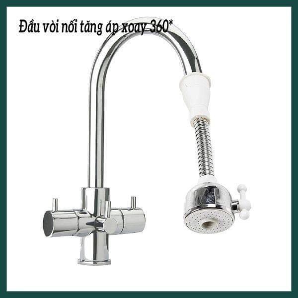 Vòi Nối Tăng Áp Xoay 360 Độ Thông Minh Tiện Dụng