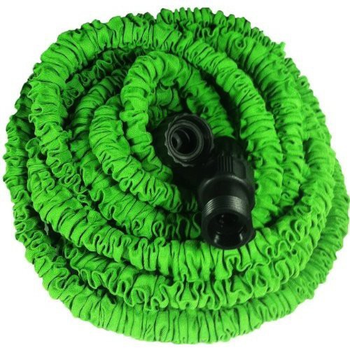 Vòi Xịt Nước Đa Năng Thông Giãn Nở 15m-30m, Vòi Xịt Rửa Xe, Tưới Cây Thông Minh(Màu Xanh Lá)