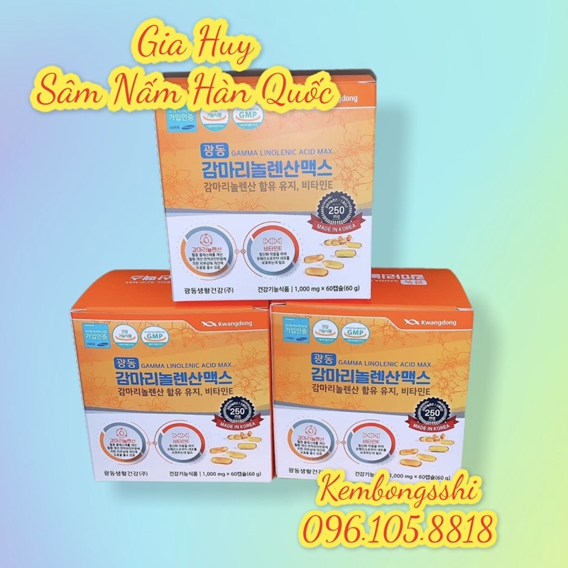 [HÀNG MỚI VỀ] Viên Uống Hoa Anh Thảo KWANGDONG Hàn Quốc