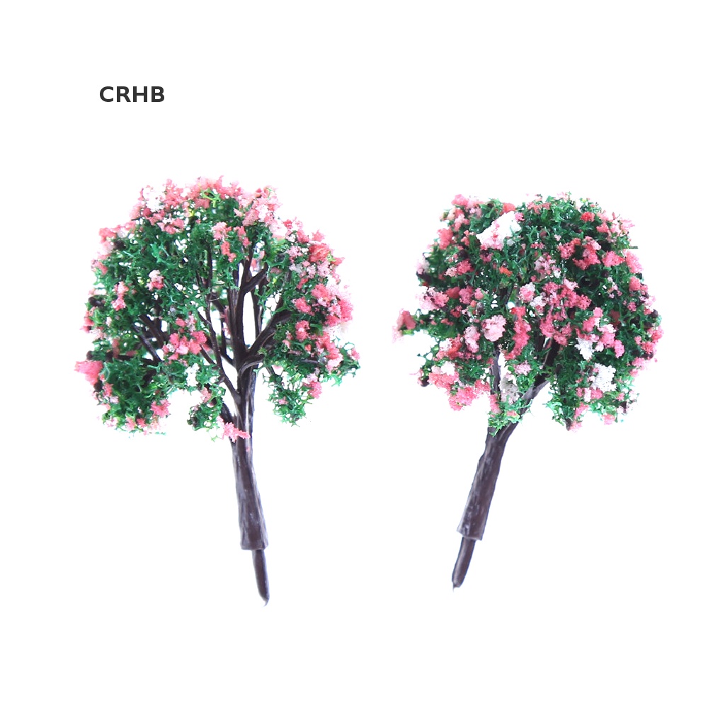 Crhb Set 10 Mô Hình Cây Hoa Hồng Với Cây Hoa Hồng Cho Đường Ray Mới