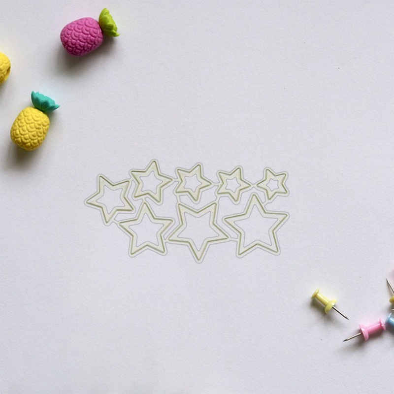 Khuôn Cắt Giấy Làm Từ Kim Loại Hình Ngôi Sao AOTO Trang Trí Scrapbook