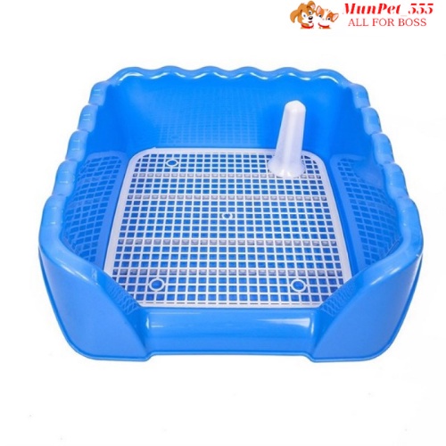 Khay vệ sinh cho chó thành cao bằng nhựa cứng và bền