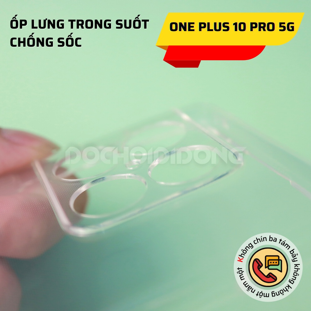 Ốp Lưng Dẻo Trong Suốt Cho Oneplus 10 Pro 5g Chống Sốc Bảo Vệ Camera