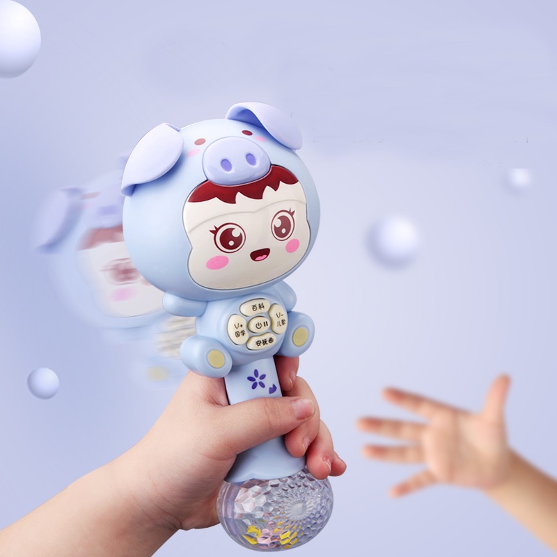 Đồ Chơi Lục Lạc Phát Nhạc Hình Chú Heo Dễ Thương Cho Bé 0-2 tuổi - Mã 511