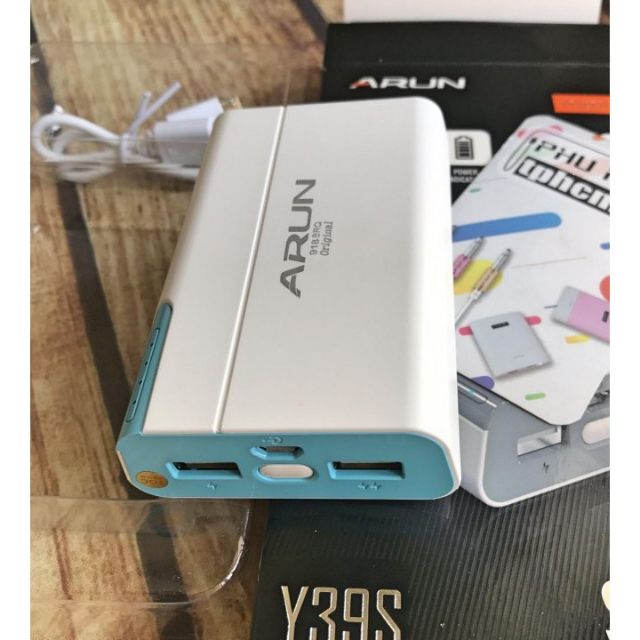 Pin Sạc Dự Phòng ARUN 8400mAh Y39 Chính Hãng